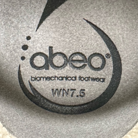 ABEO Una black leather sandals size 7.5 - Picture 11 of 11